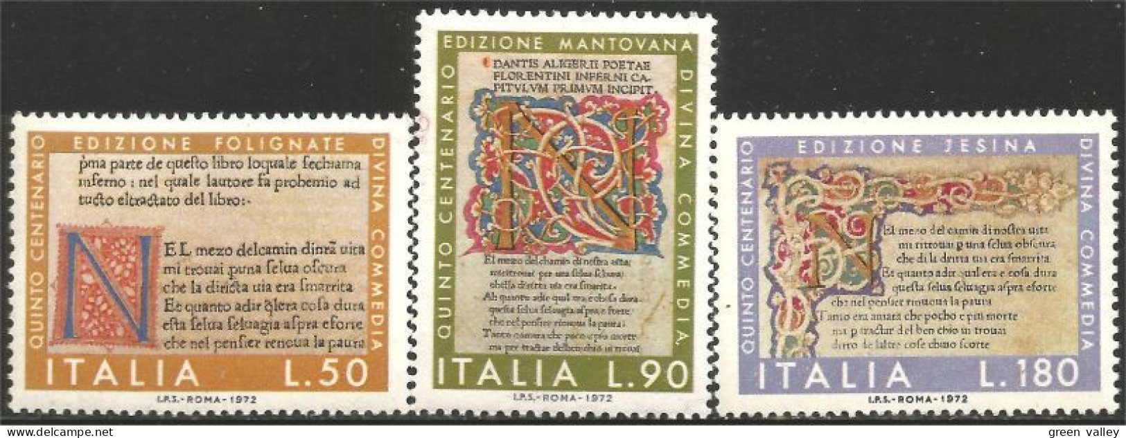 520 Italy Divine Comedy Comédie MNH ** Neuf SC (ITA-128a) - 1971-80: Mint/hinged