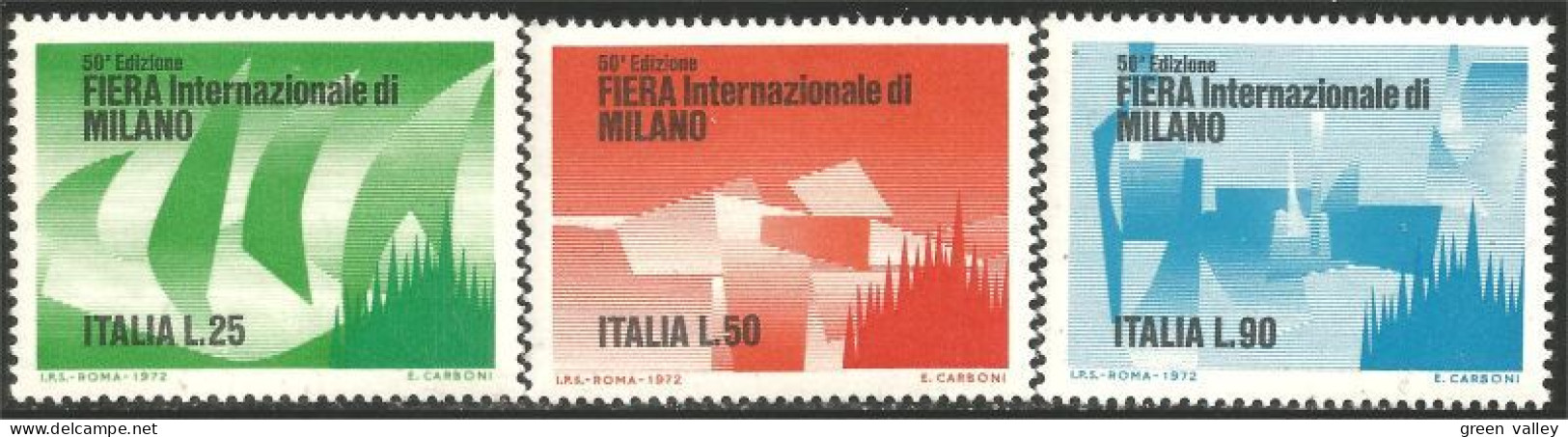 520 Italy Flag Foire De Milan Fair Drapeau MNH ** Neuf SC (ITA-120b) - Timbres