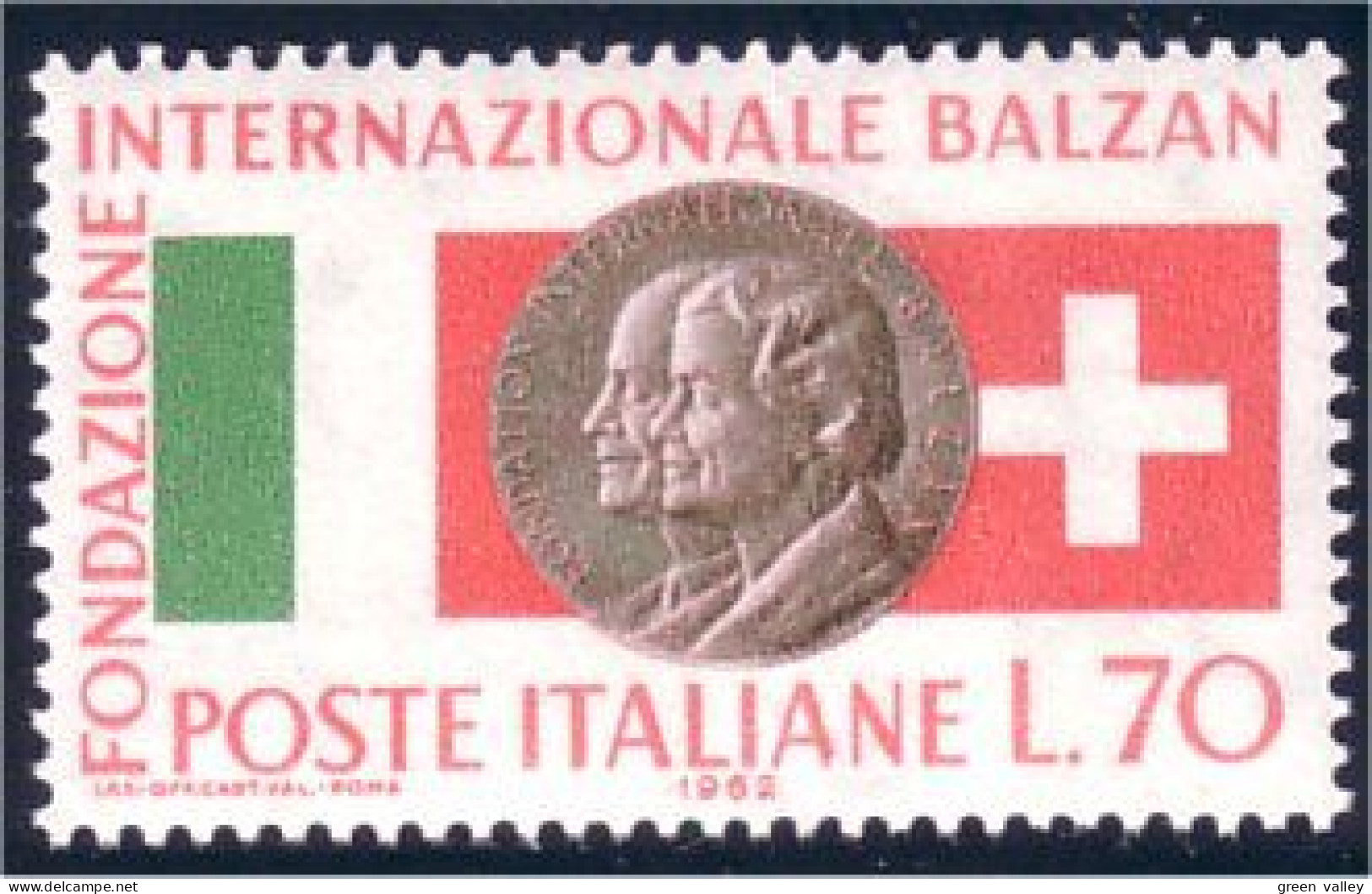520 Italy Drapeaux Flags MNH ** Neuf SC (ITA-37b) - Francobolli