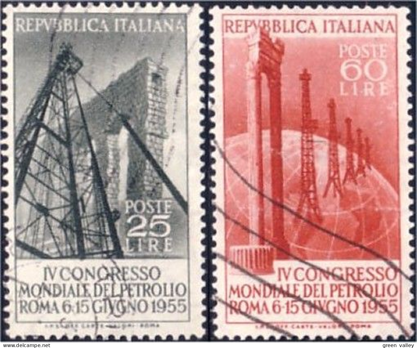 520 Italy Oil Congress Petrole 1955 (ITA-32) - Oil