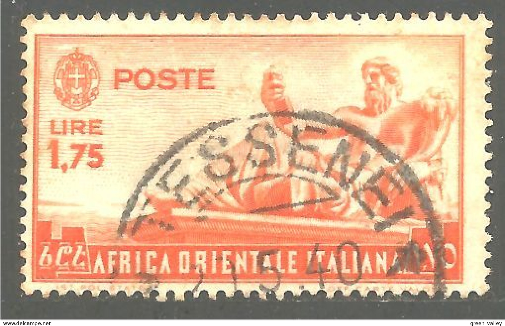 521 Africa Orientale Italiana 1938 Statue Nil Nile (ITC-151a) - Afrique Orientale Italienne