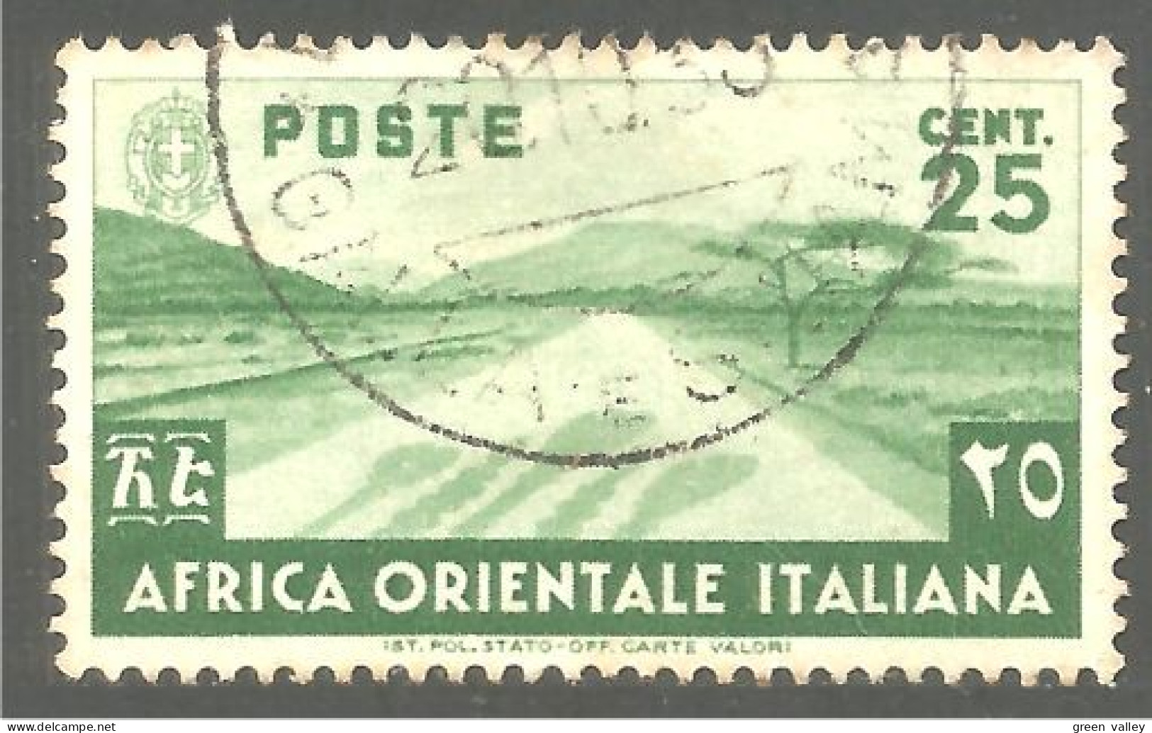 521 Africa Orientale Italiana 1938 Route Desert Road (ITC-148b) - Afrique Orientale Italienne
