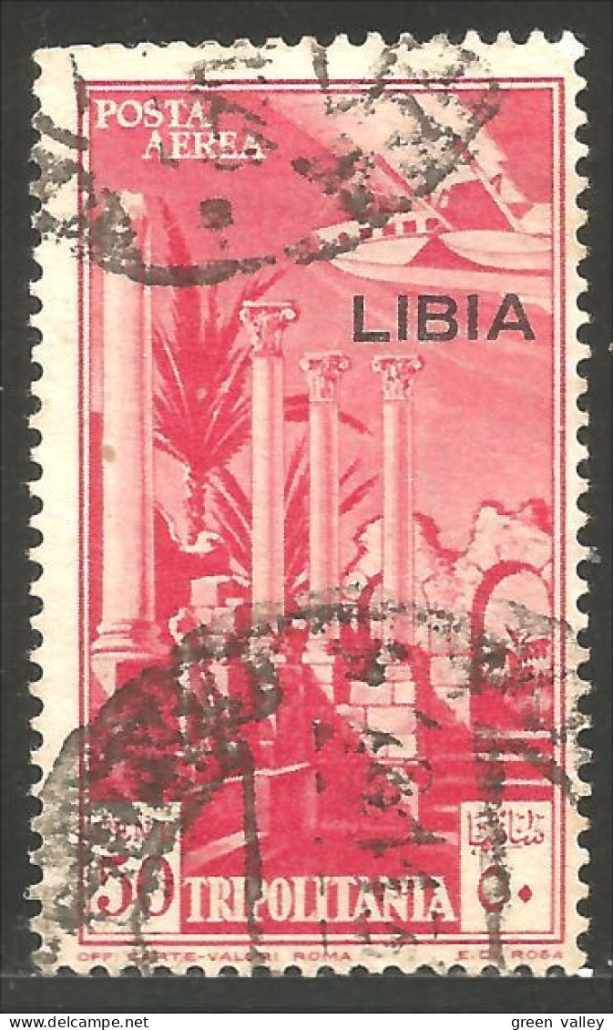 521 Tripolitania 1934 50c Red Rouge Airmail (ITC-118) - Tripolitaine