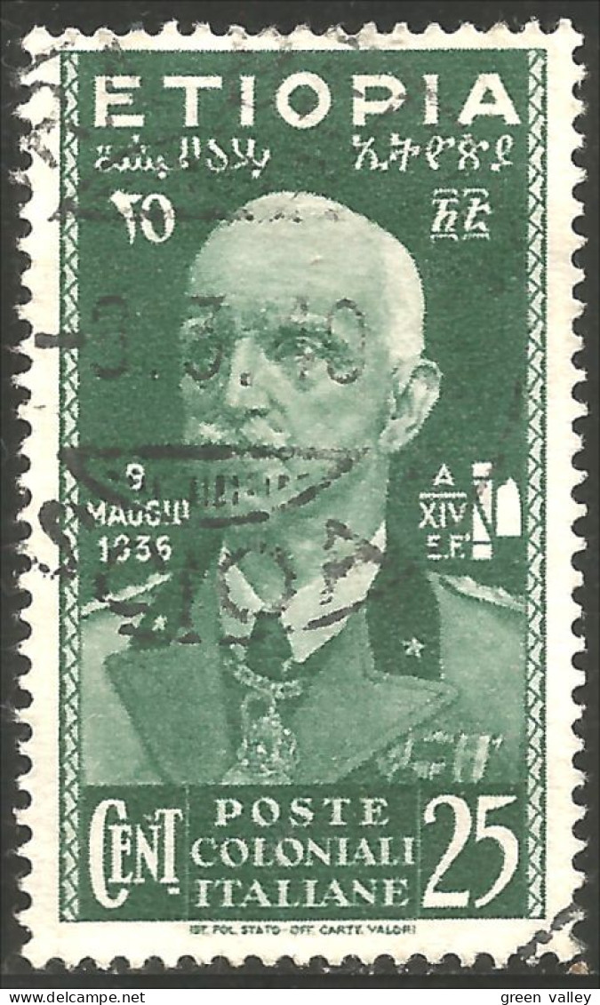 521 Etiopia Victor Emmanuel III 25c (ITC-108) - Ethiopie