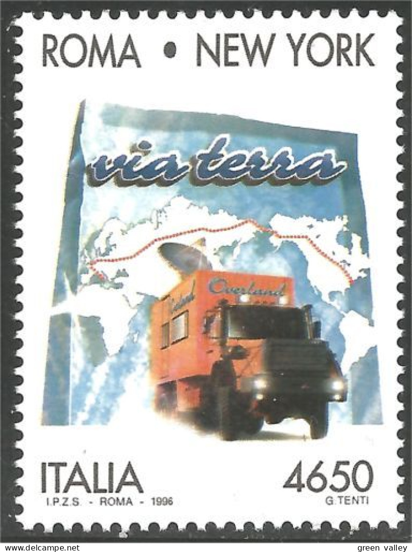 520 Italy Trajet Rome New-York Drive Camion Truck MNH ** Neuf SC (ITA-309) - Camions