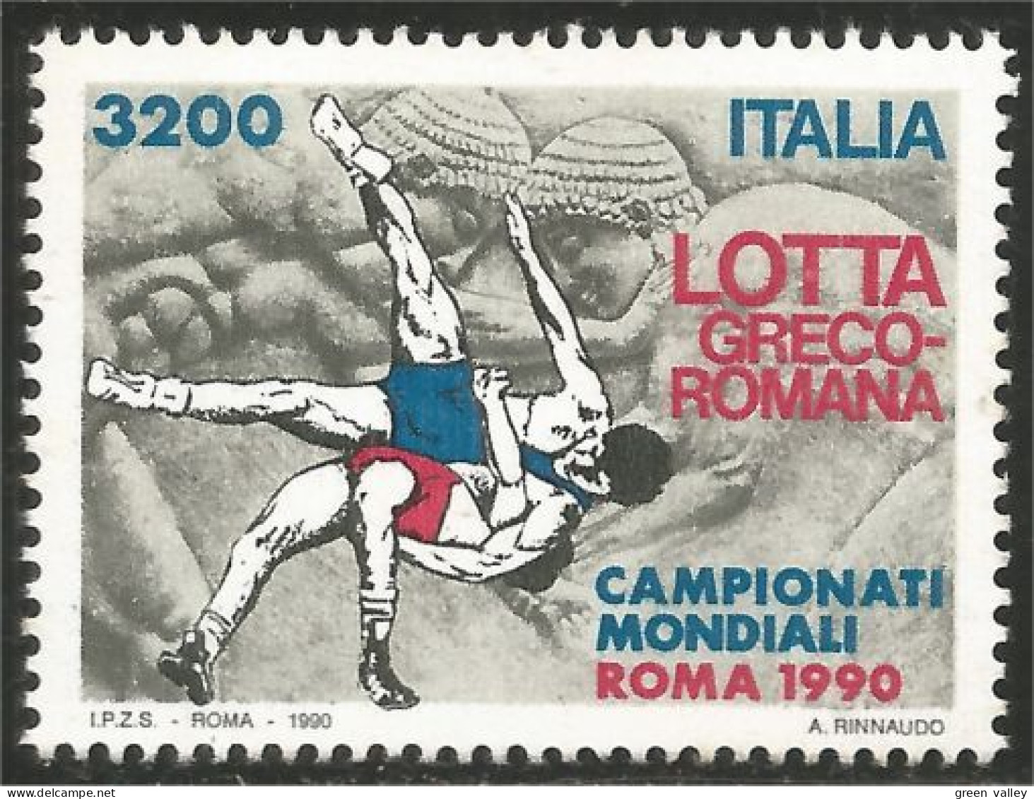 520 Italy Lutte Lotta Wrestling MNH ** Neuf SC (ITA-298) - Worstelen