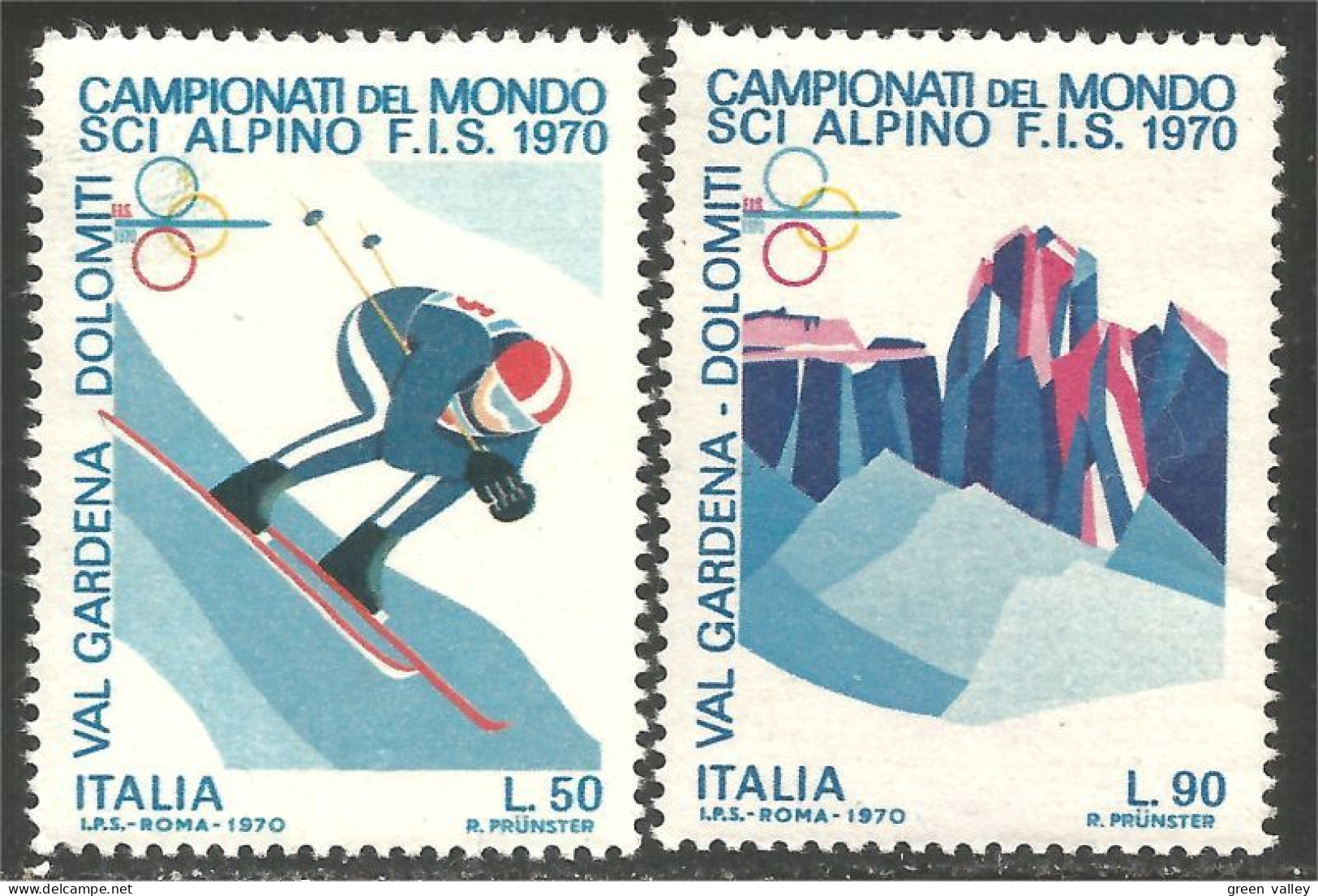 520 Italy Ski Val Gardena MNH ** Neuf SC (ITA-279) - Eishockey