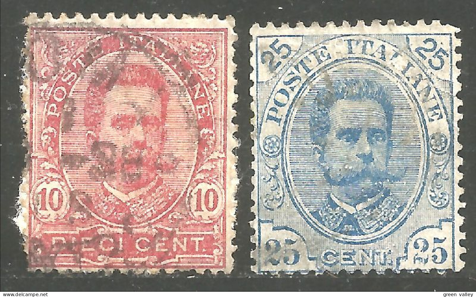 520 Italy 1891-96 Humbert I 10c-25c (ITA-255) - Gebraucht