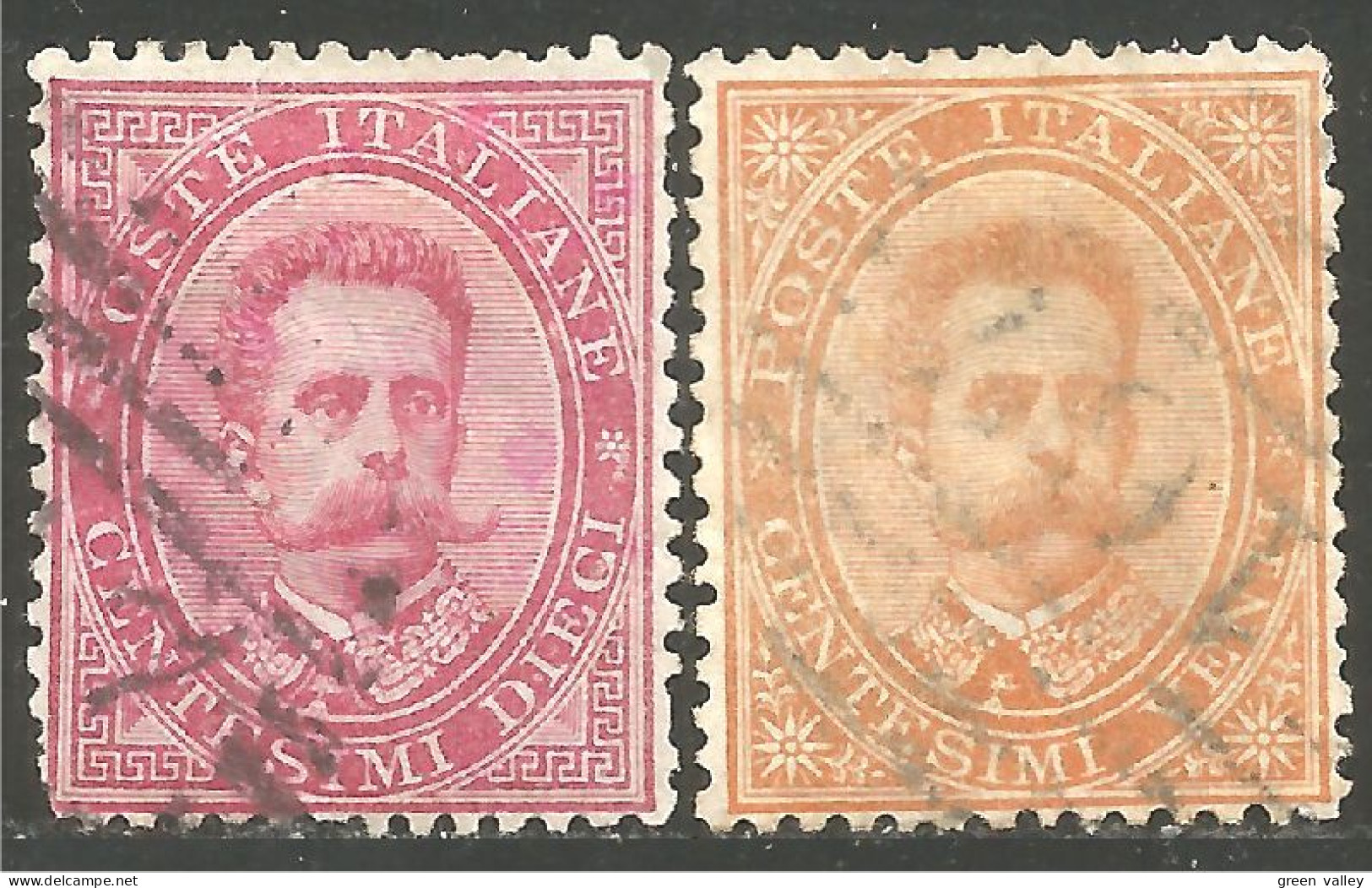 520 Italy 1879 Humbert I 10c-20c (ITA-248) - Oblitérés