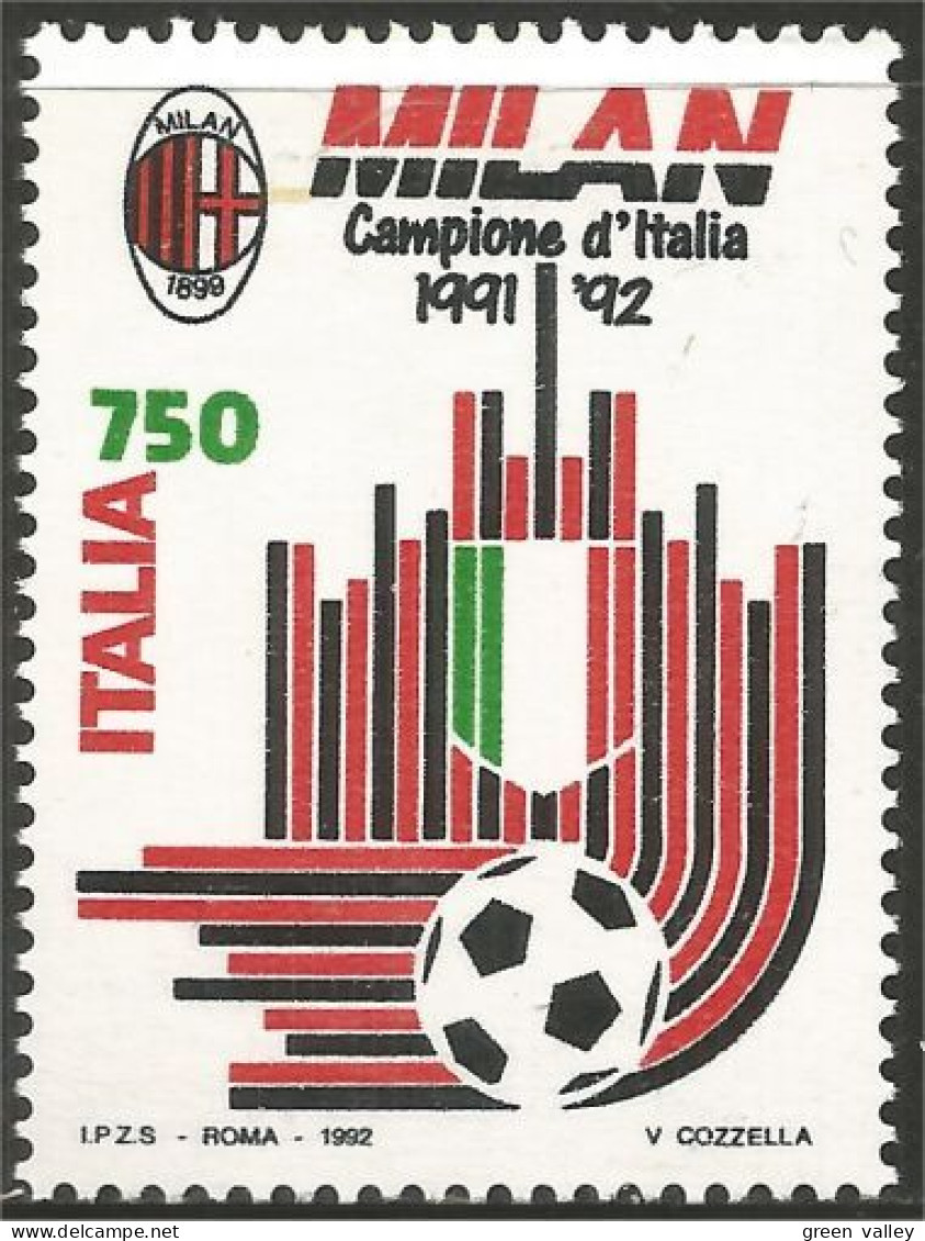 520 Italy Football Soccer Milan Champions MNH ** Neuf SC (ITA-224b) - Neufs