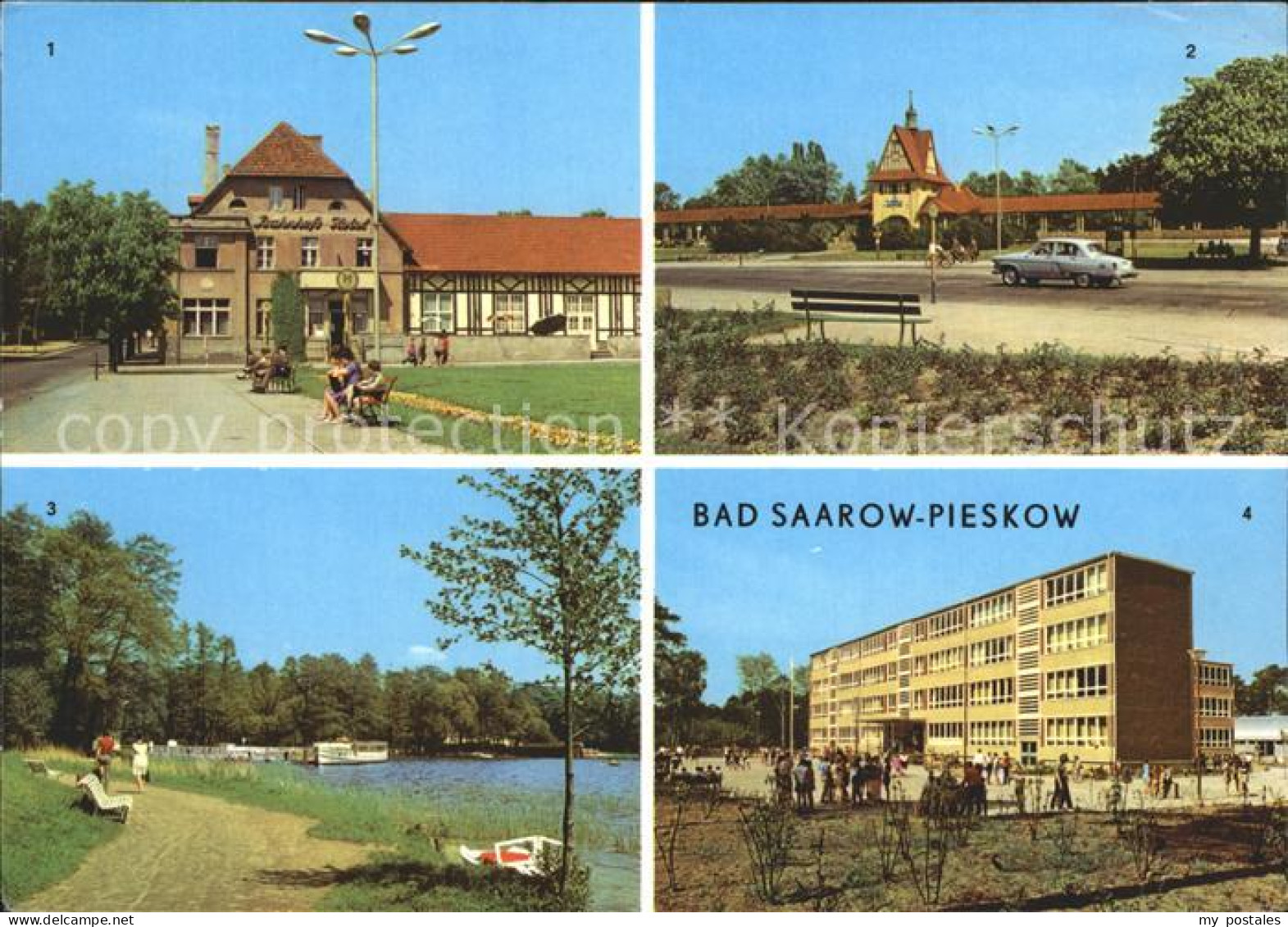 72307729 Pieskow Bad Saarow Bahnhofshotel Johannes-R-Becher-Platz Schiffsanleges - Bad Saarow