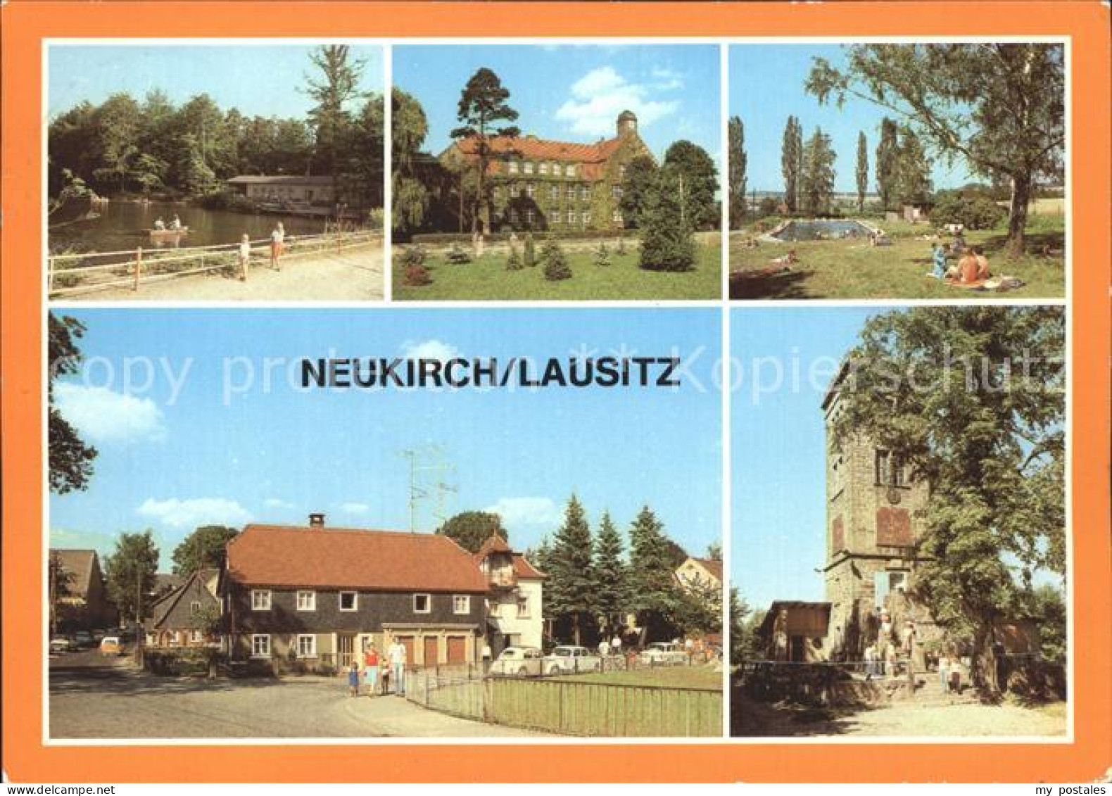 72306612 Neukirch Lausitz Vallentalseebaude Gondelteich Lessingschule Freibad Te - Neukirch (Lausitz)