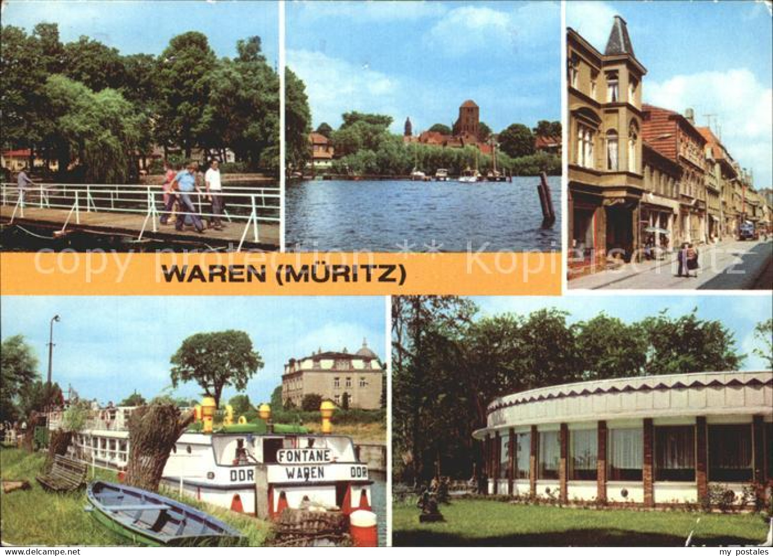 72306607 Waren Mueritz Kietzbruecke Altstadt Lange Strasse MS Fontane Konsum Gas - Waren (Mueritz)