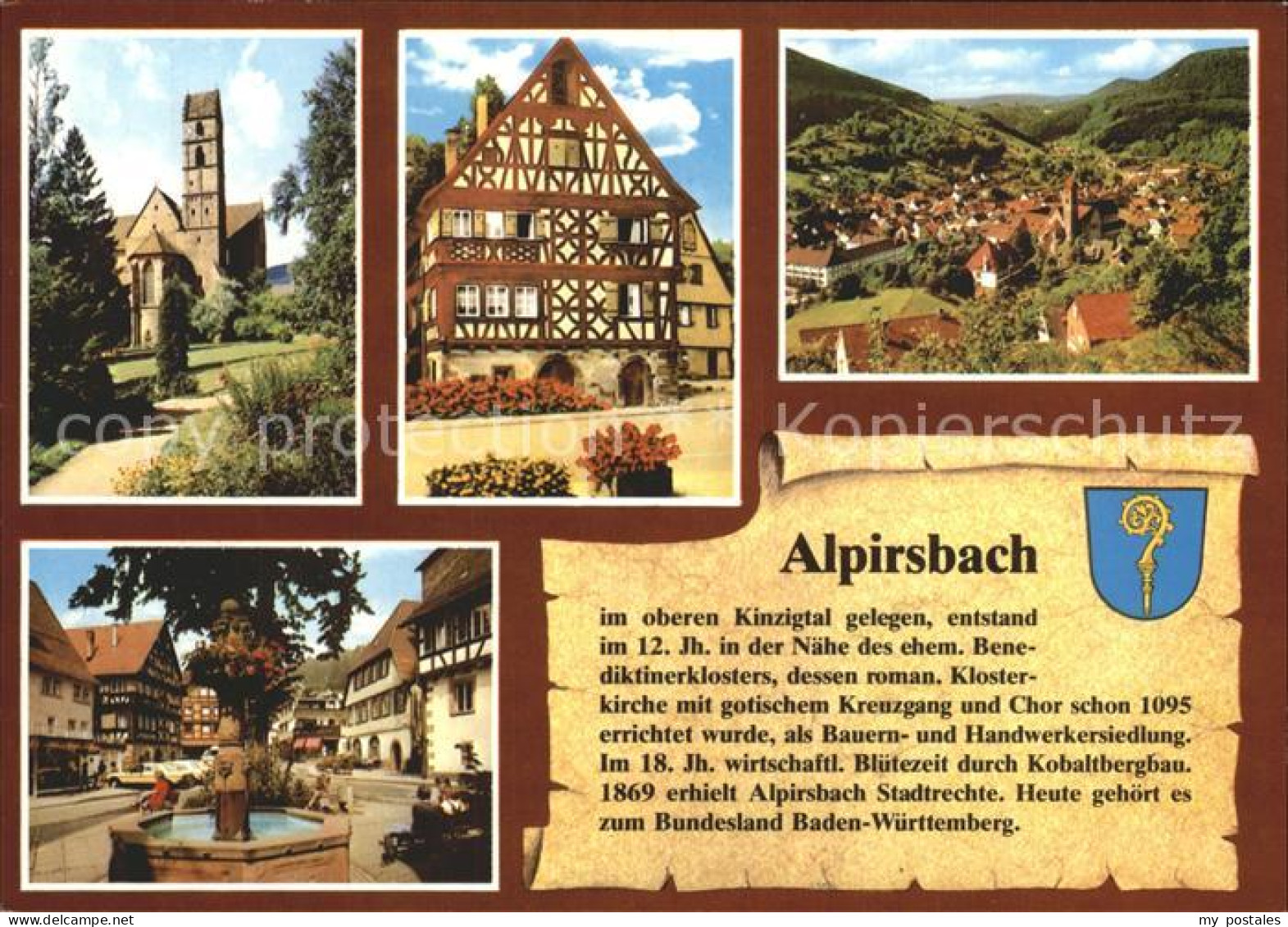 72306041 Alpirsbach Klosterkirche Schloesschen Klosterbrunnen Alpirsbach - Alpirsbach