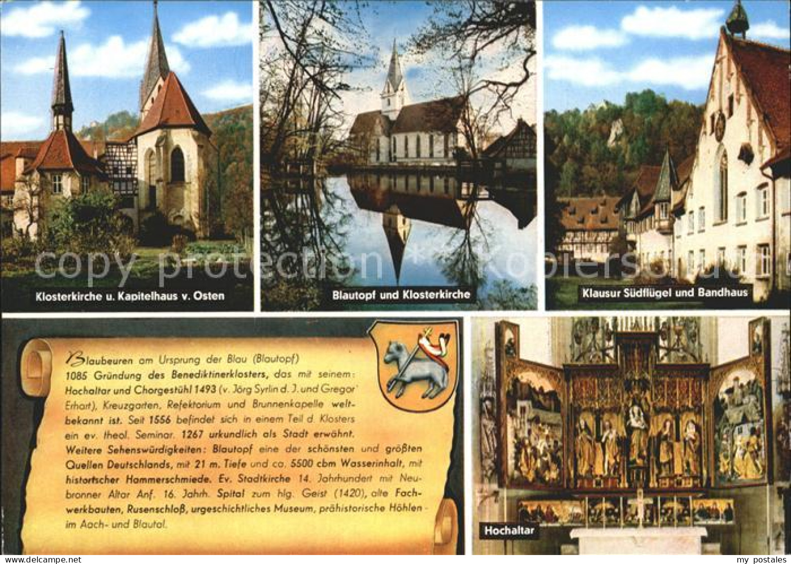 72306028 Blaubeuren Klosterkirche Blautopf Bandhaus  Blaubeuren - Blaubeuren