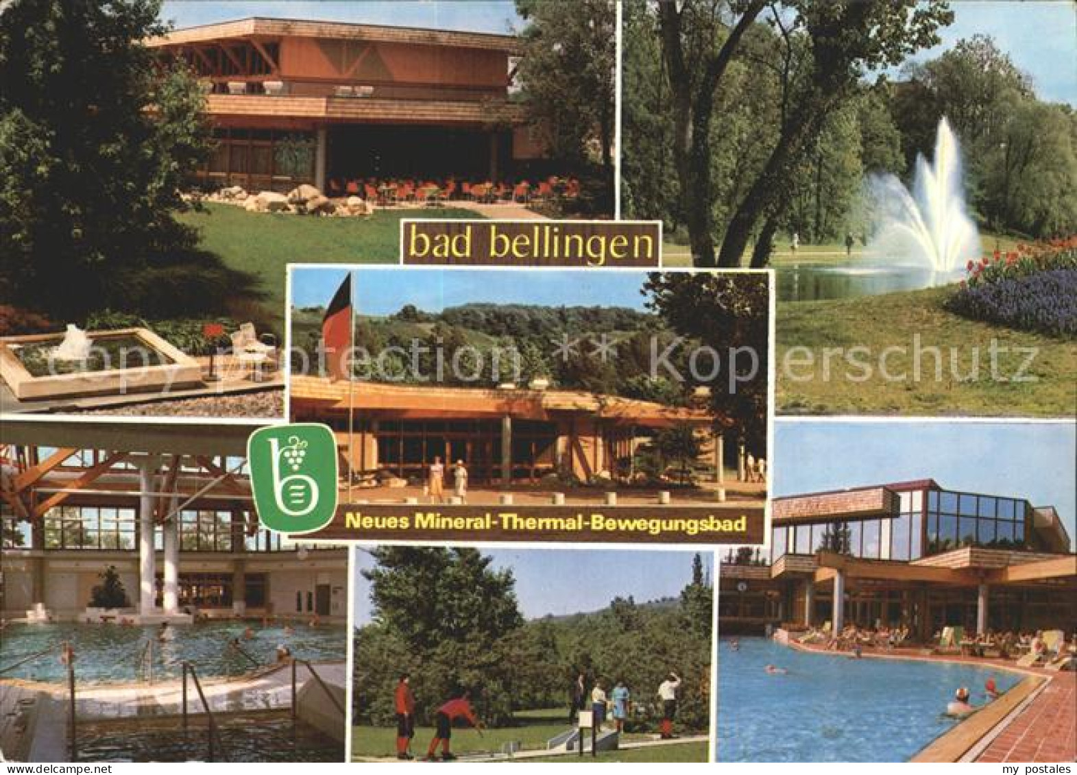 72305855 Bad Bellingen Mineral Thermalbad Park Fontaene Hallenbad Minigolfanlage - Bad Bellingen
