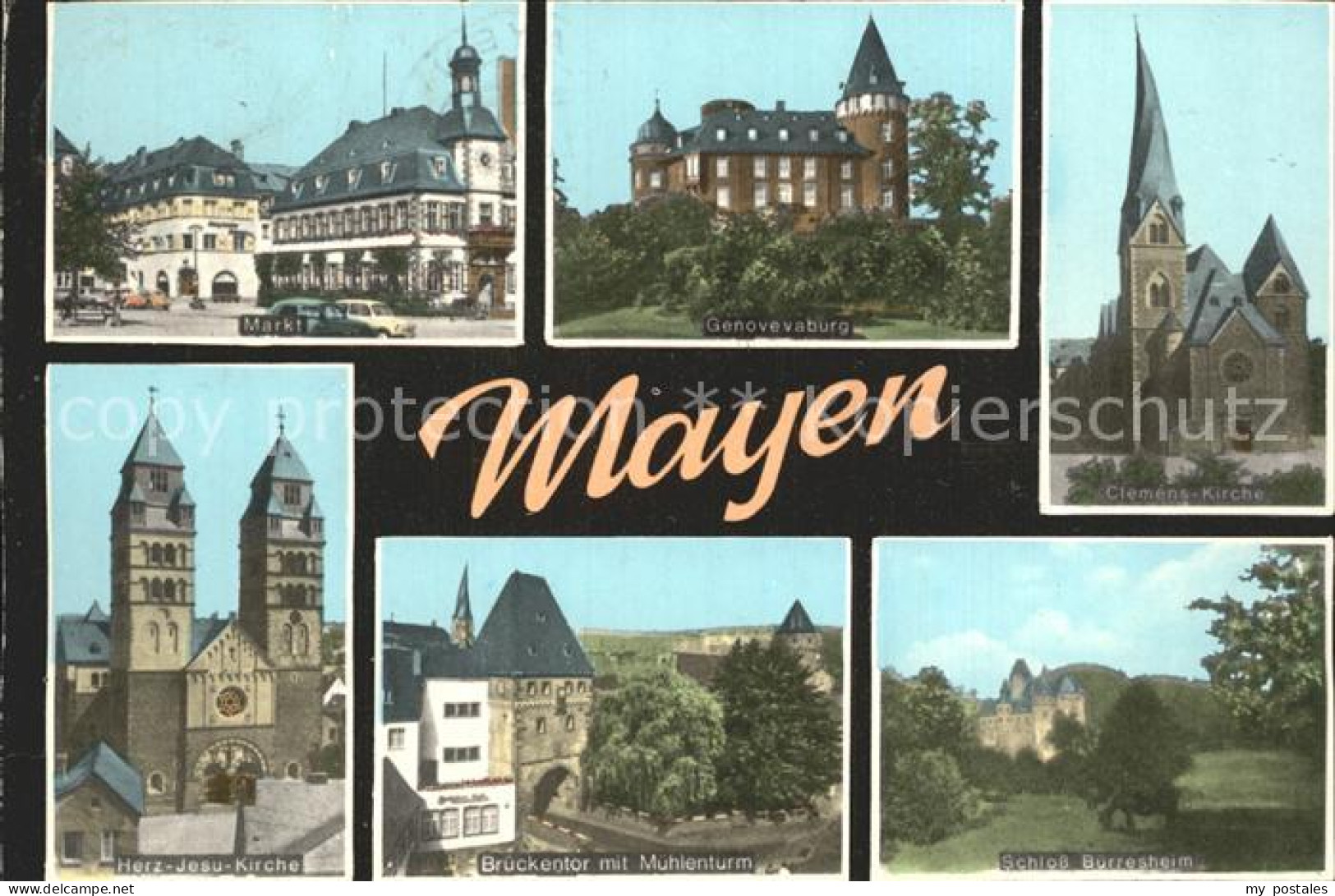 72305281 Mayen Brueckentor Schloss-Buerresheim Genovevaburg Mayen - Mayen