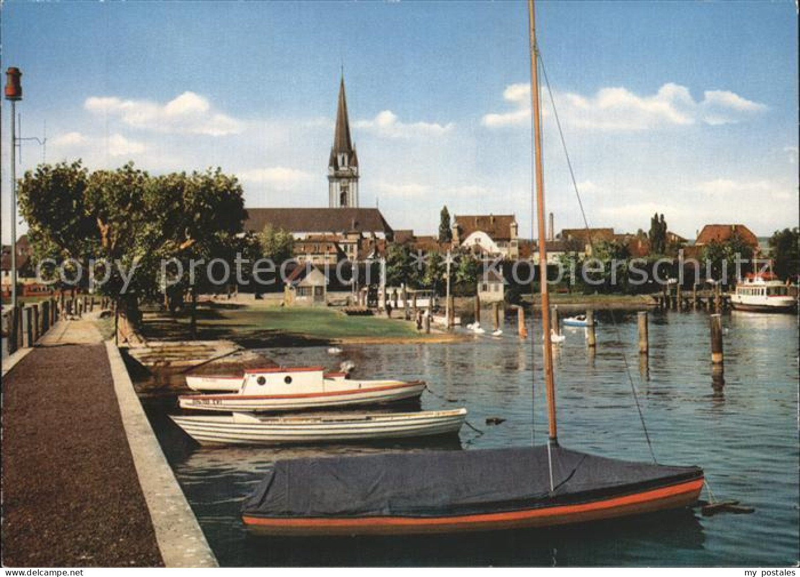 72305199 Radolfzell Bodensee Hafen Mit Kirchturm Radolfzell - Radolfzell