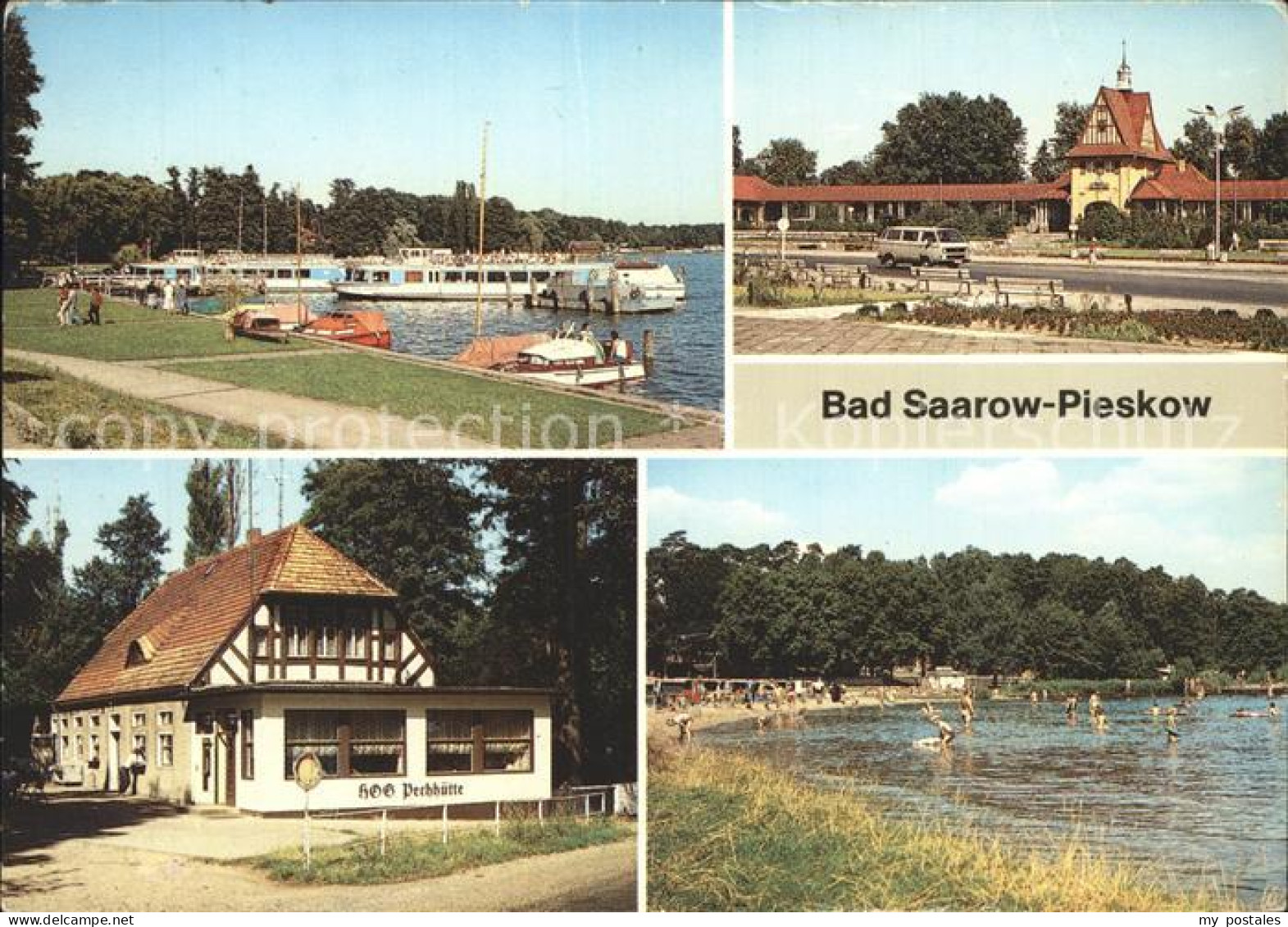 72304636 Bad Saarow-Pieskow Anlegestelle Weissen Flotte Schwanenwiese Bahnhof  B - Bad Saarow
