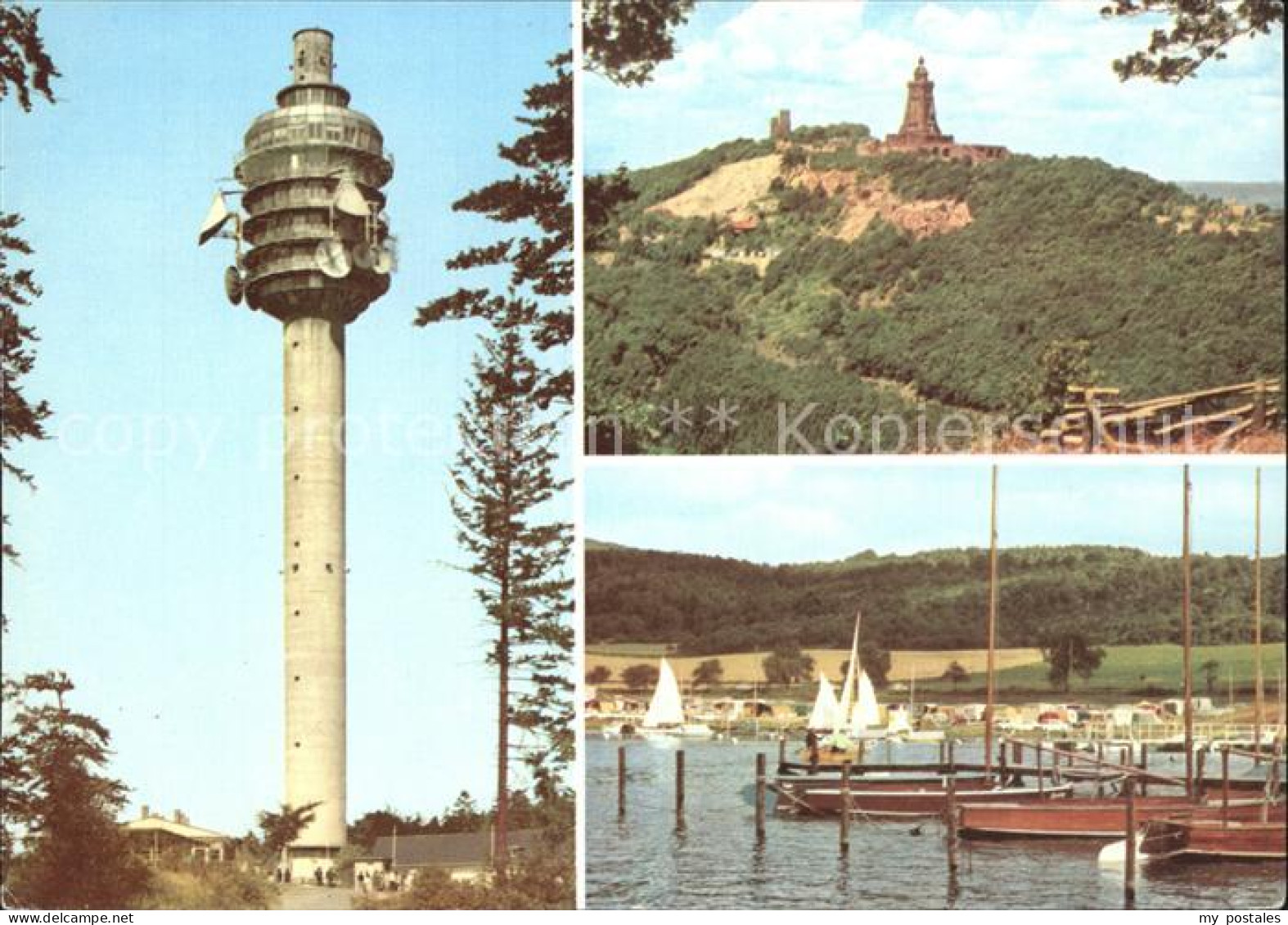 72304601 Kyffhaeuser Fernsehturm Denkmal Kulpenberg Talsperre Kelbra  Kyffhaeuse - Bad Frankenhausen