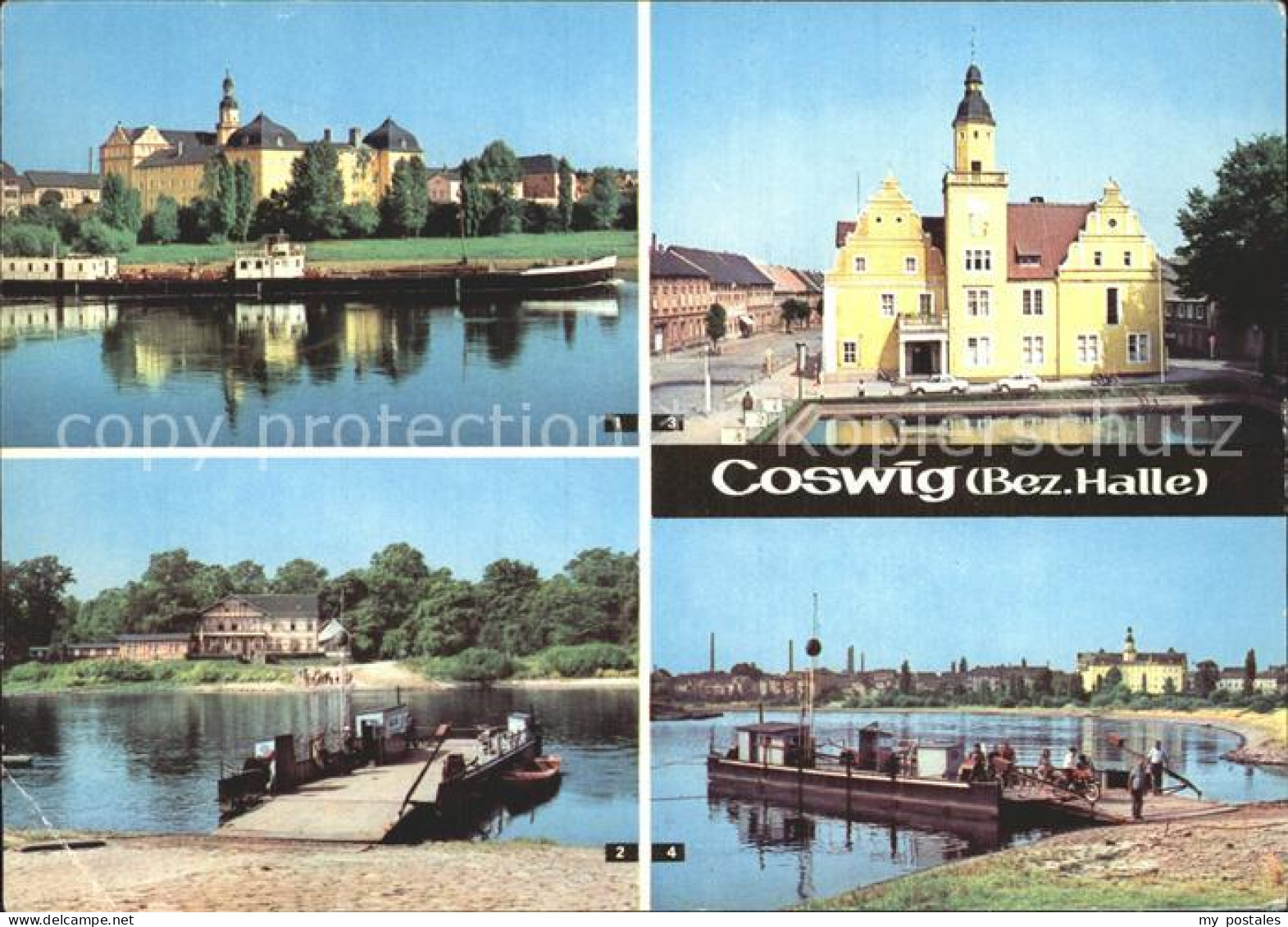 72304600 Coswig Sachsen Rathaus Elbe  Coswig - Coswig