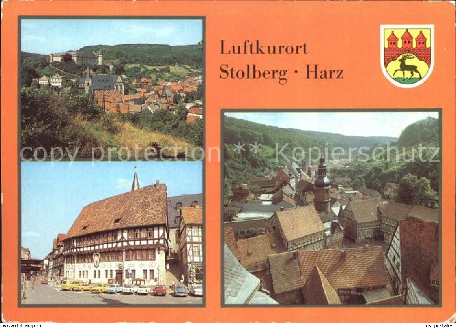 72304561 Stolberg Harz FDGB Erholungsheim Comenius Rathaus Stolberg - Stolberg (Harz)