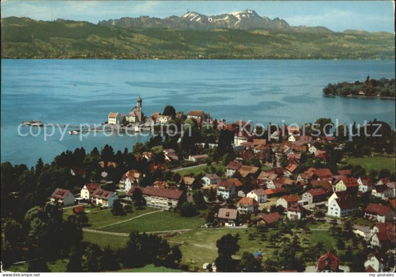 72304160 Wasserburg Bodensee Fliegeraufnahme Wasserburg - Wasserburg A. Bodensee