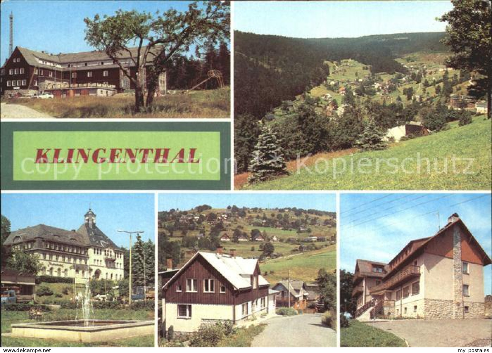 72303561 Klingenthal Vogtland Jugendherberge Clement Gottwald Total Rathaus Asch - Klingenthal