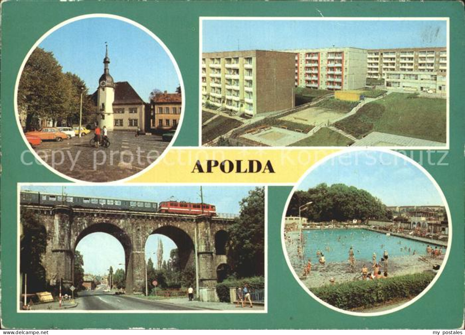 72303273 Apolda Markt Neubaugebiet Viadukt Freibad  Apolda - Apolda