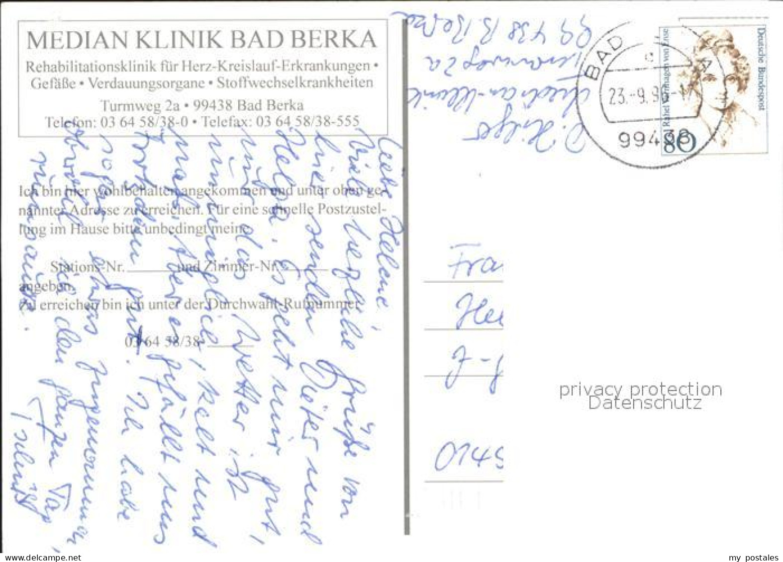 72303229 Bad Berka Median Klinik  Bad Berka - Bad Berka