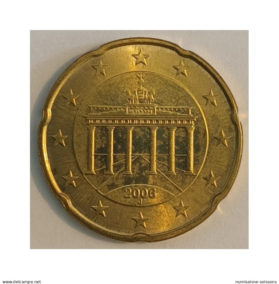 ALLEMAGNE - KM 211 - 20 CENT 2006 J - Hambourg - FDC - Germany