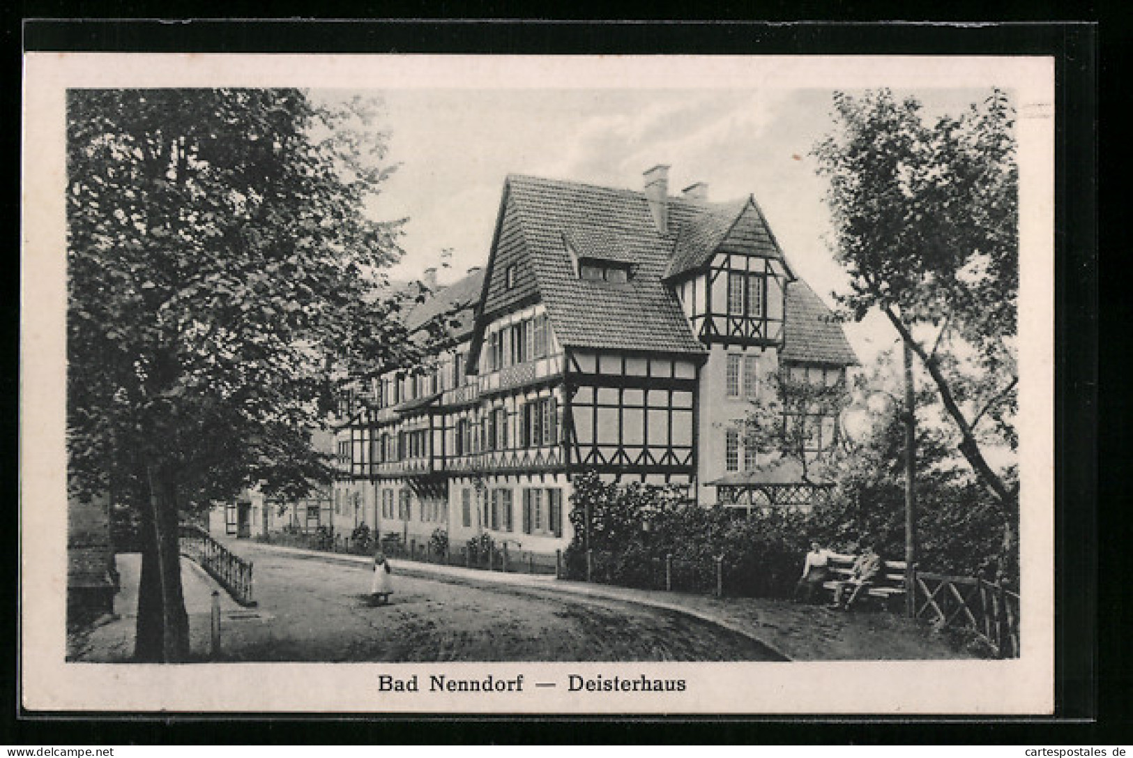 AK Bad Nenndorf, Partie Am Deisterhaus  - Bad Nenndorf