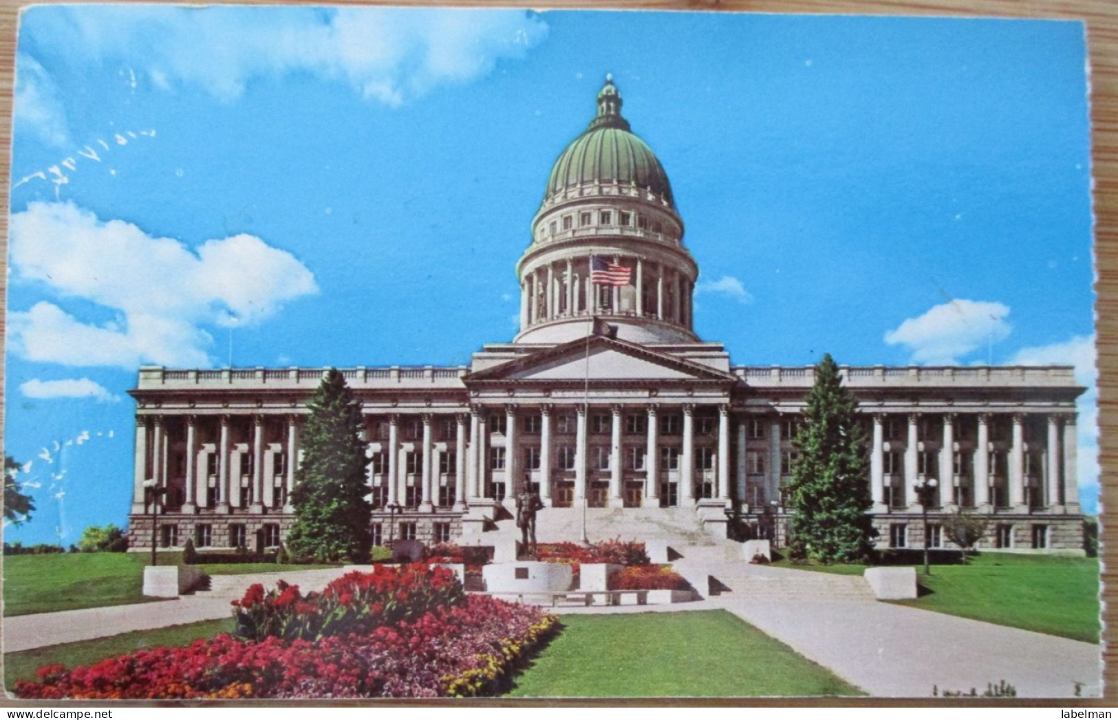 USA UNITED STATES STATE CAPITOL SALT LAKE CITY UTAH CARD POSTCARD CARTE POSTALE ANSICHTSKARTE CARTOLINA POSTKARTE - Las Vegas