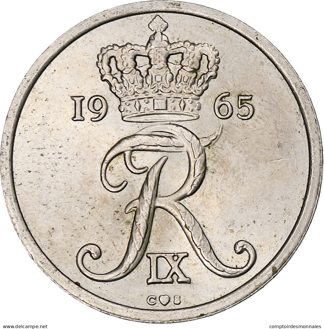 Danemark, 25 Öre, 1965 - Danemark