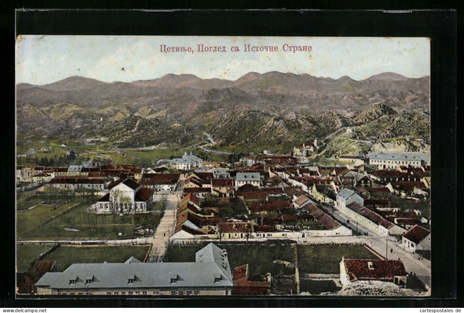 AK Cetinje, Blick über Die Dächer Der Stadt  - Montenegro