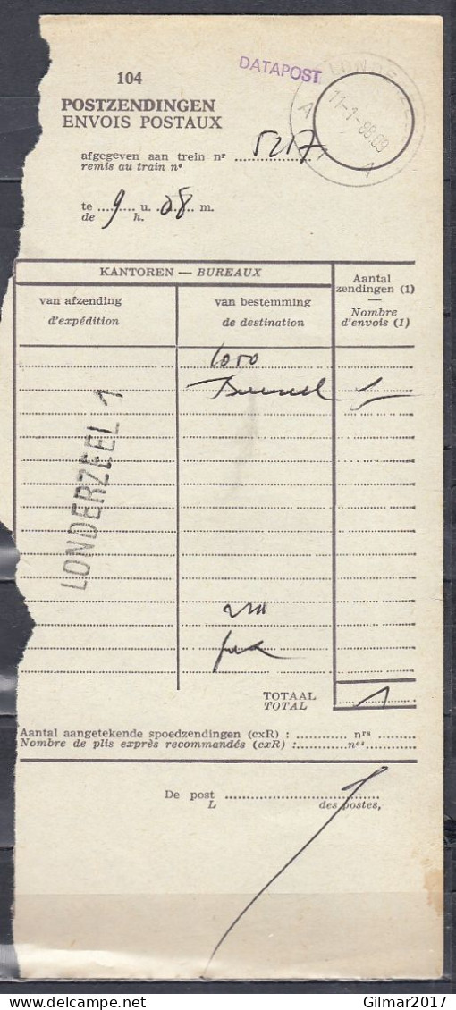 Postzendingen Van Londerzeel A1A Met Langstempel Londerzeel 1 - Linear Postmarks