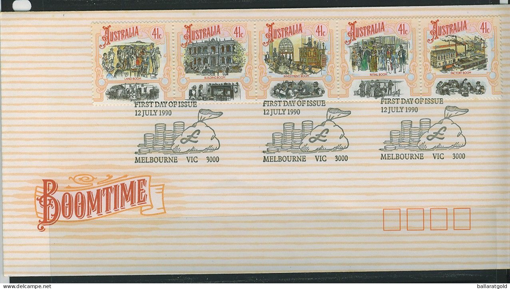 Australia 1990 Boomtime APM22380 First Day Cover - Covers & Documents