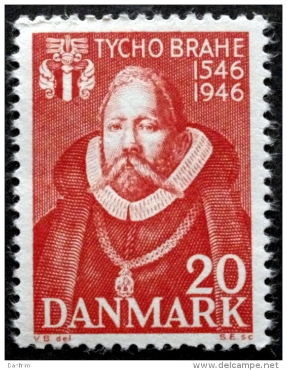 Denmark 1946 Tycho Brahe  Minr.294 MNH (** ) ( Lot  L 866 ) - Ungebraucht