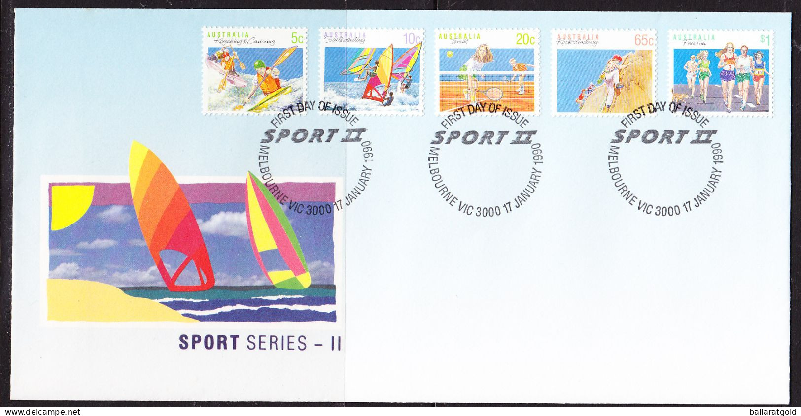 Australia 1990 Sports APM21890 First Day Cover - Cartas & Documentos