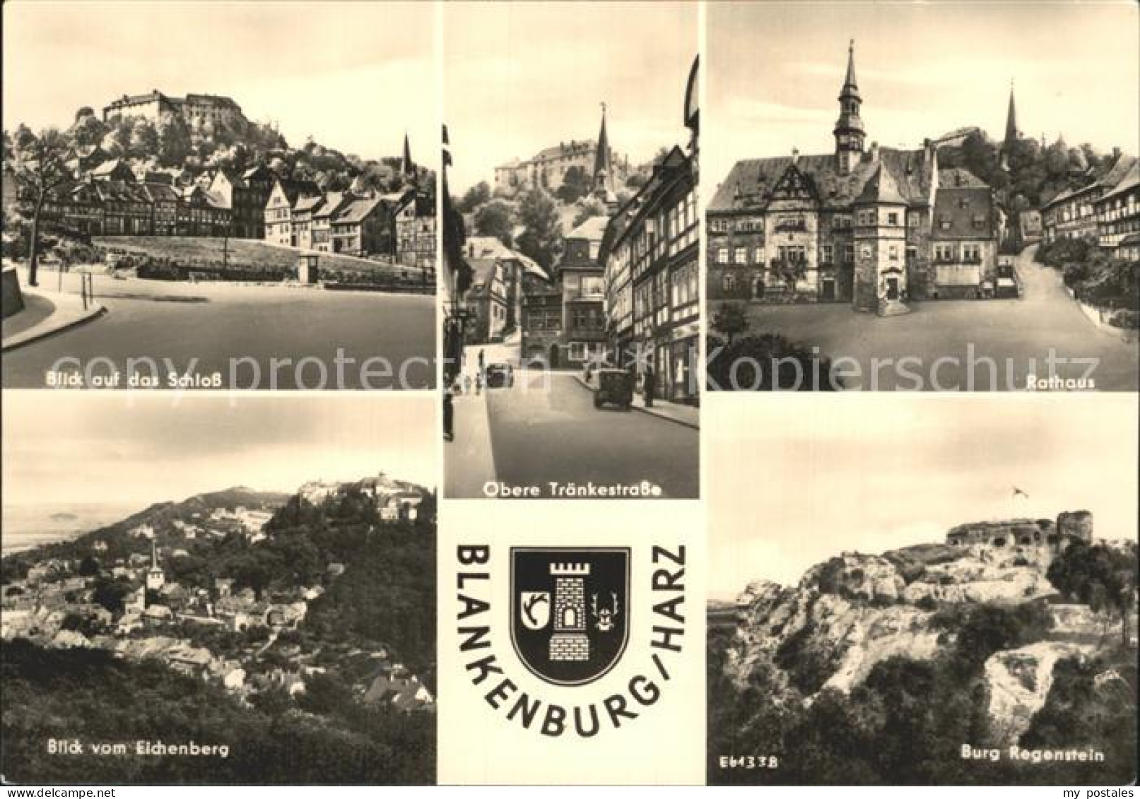 72300014 Blankenburg Harz Schloss Rathaus Traenkestrasse Eichenberg Burg-Regenst - Blankenburg