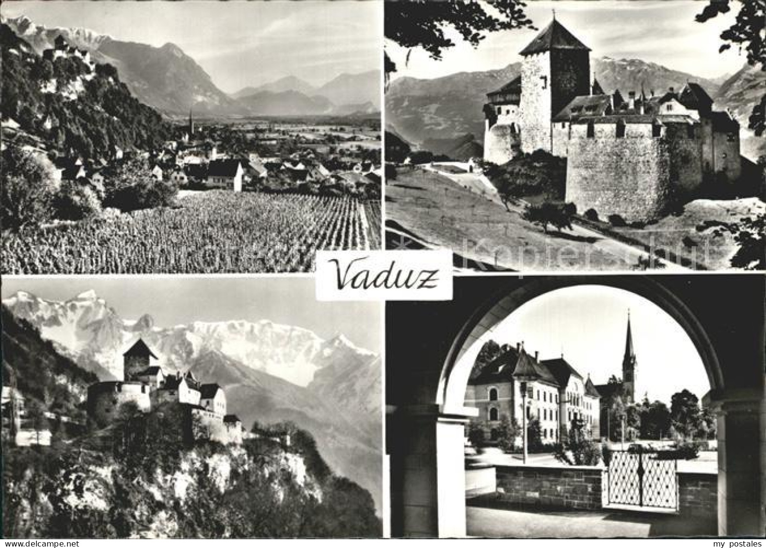 72300010 Vaduz Fuerstentum Liechtenstein Mit Schloss Falknis  Vaduz - Liechtenstein