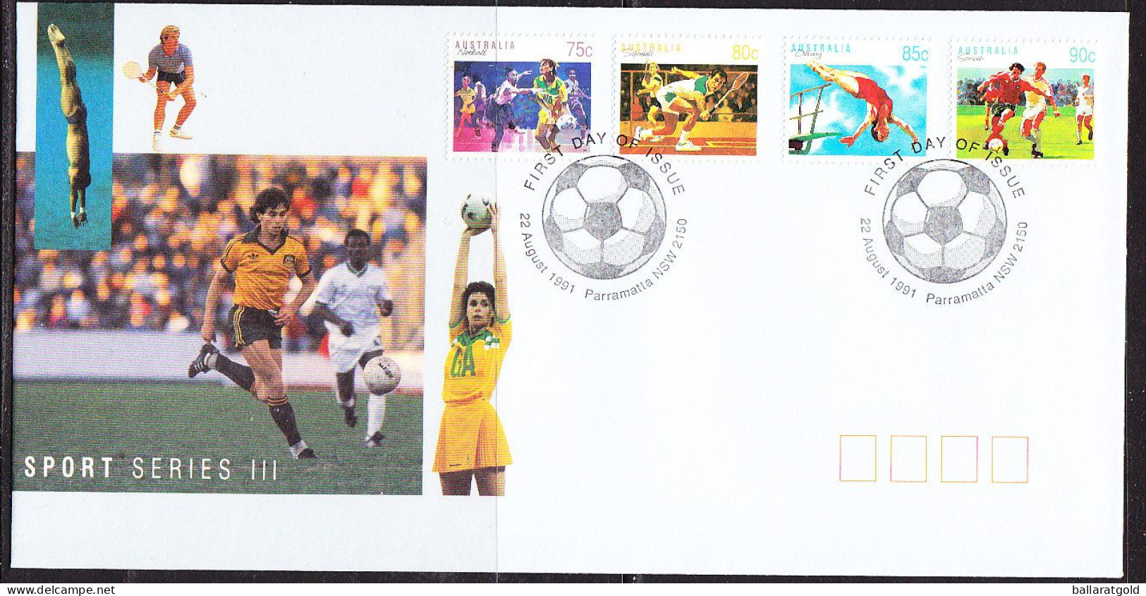 Australia 1991 Sports APM23690 First Day Cover - Brieven En Documenten