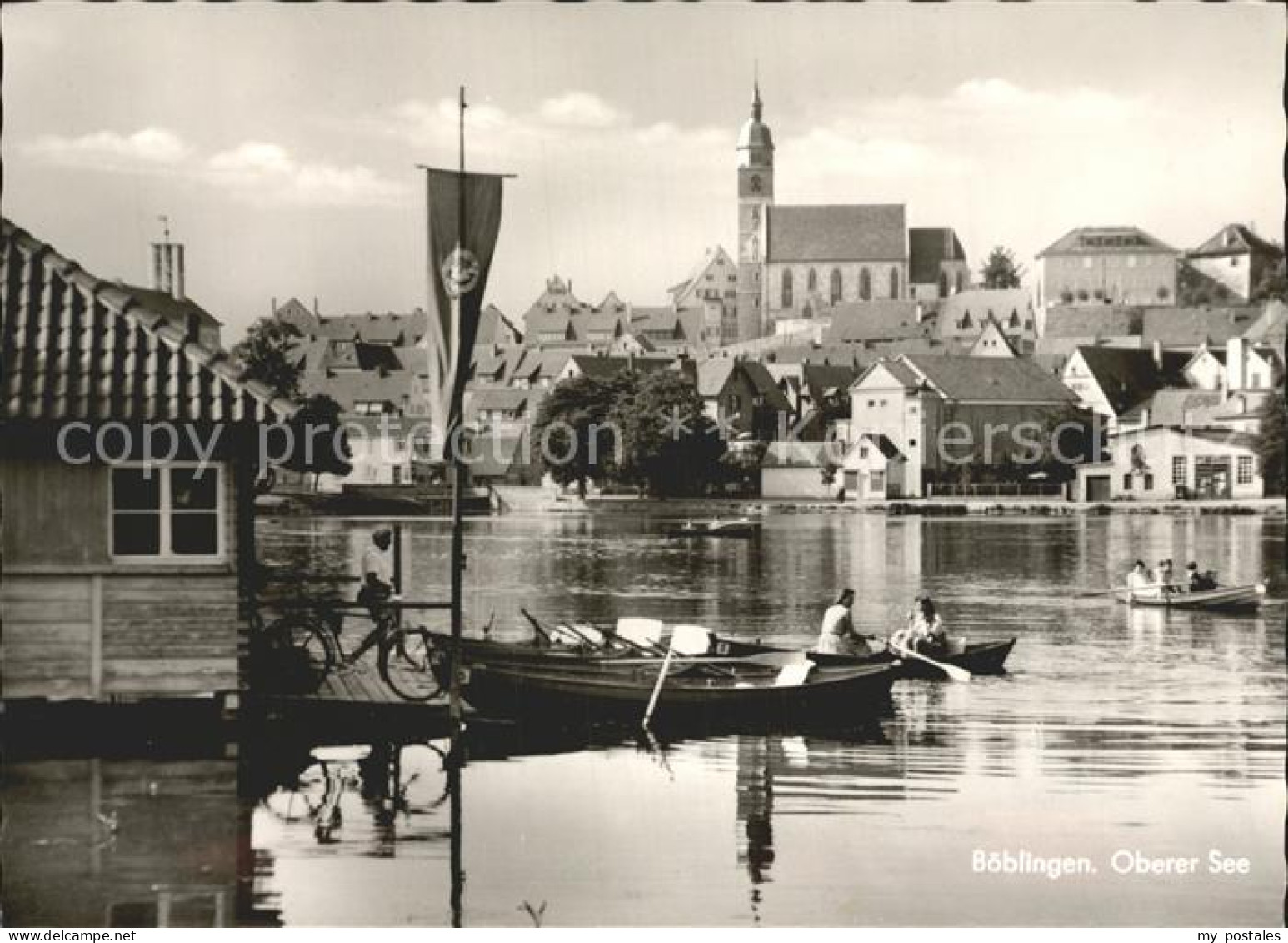 72299319 Boeblingen Teilansicht Oberer See Bootspartien Boeblingen - Böblingen