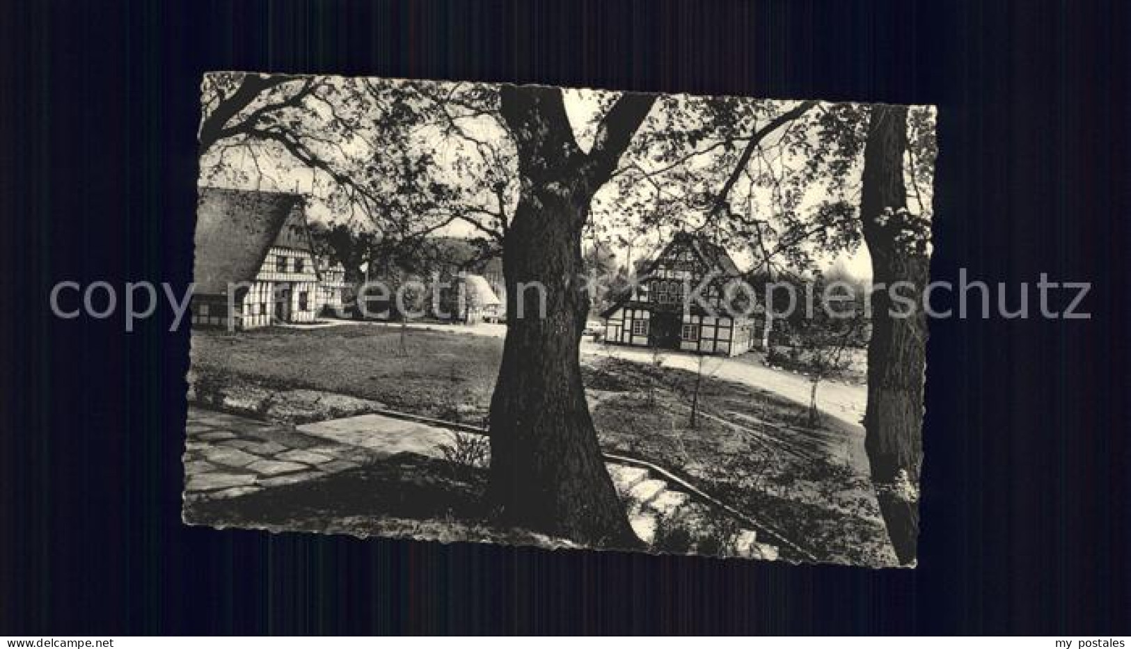 72297511 Bad Melle Osnabrueck Blick Vom Ehrenmal Auf Museumsdorf Altenmelle - Melle