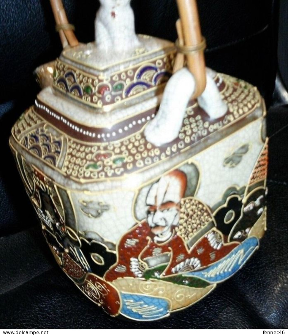 * Belle Théière En Porcelaine De Chine - Asiatische Kunst