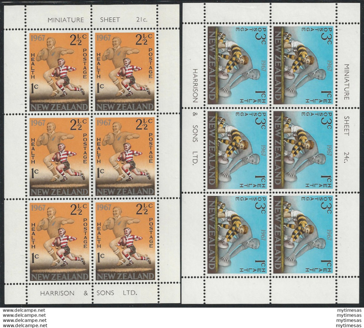 1967 New Zealand Public Health 2MS MNH SG N. 869 - Other & Unclassified