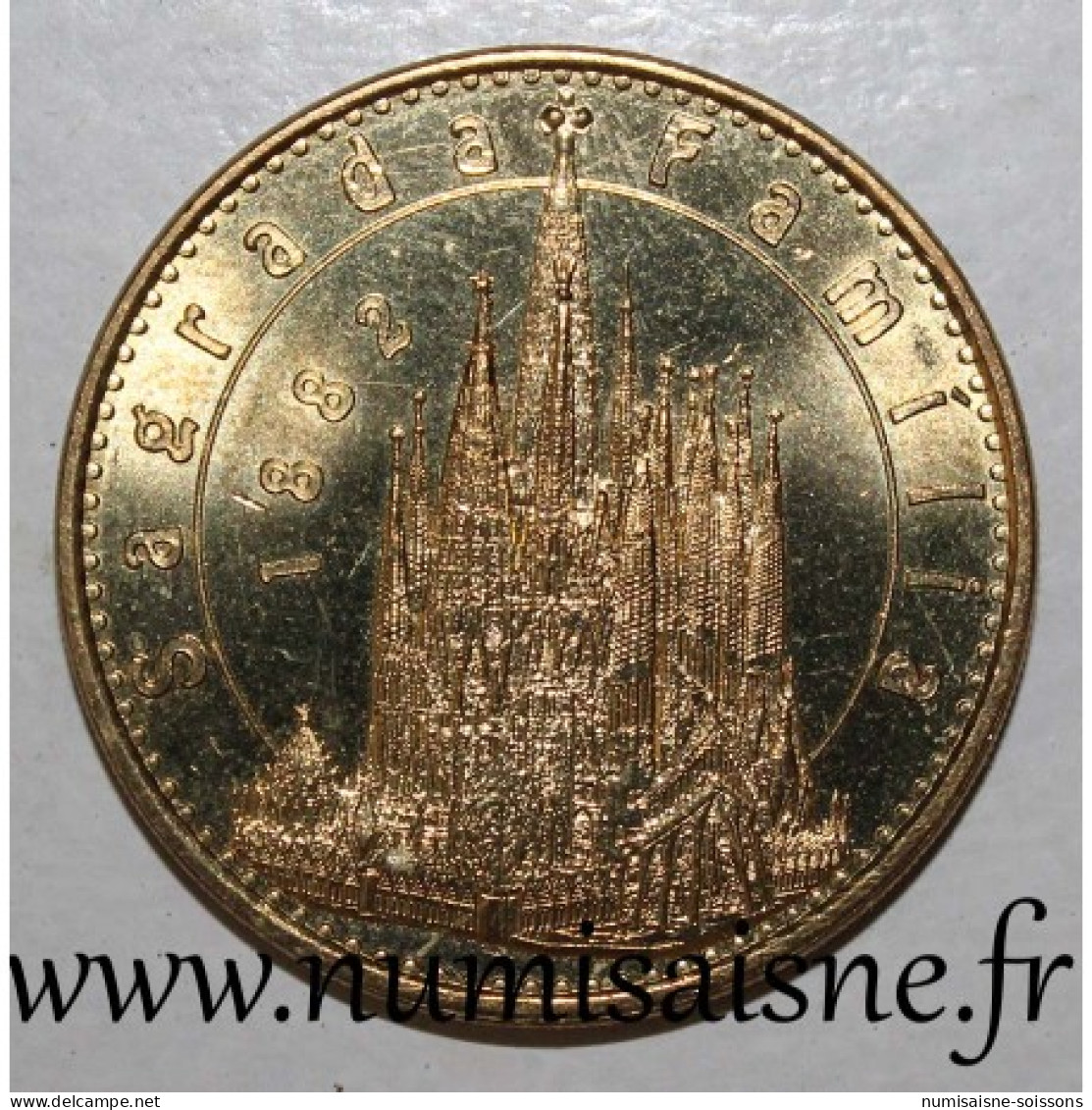 ESPAGNE - BARCELONE - SAGRADA FAMILIA - 1882 - Monnaie De Paris - 2014 - 2014