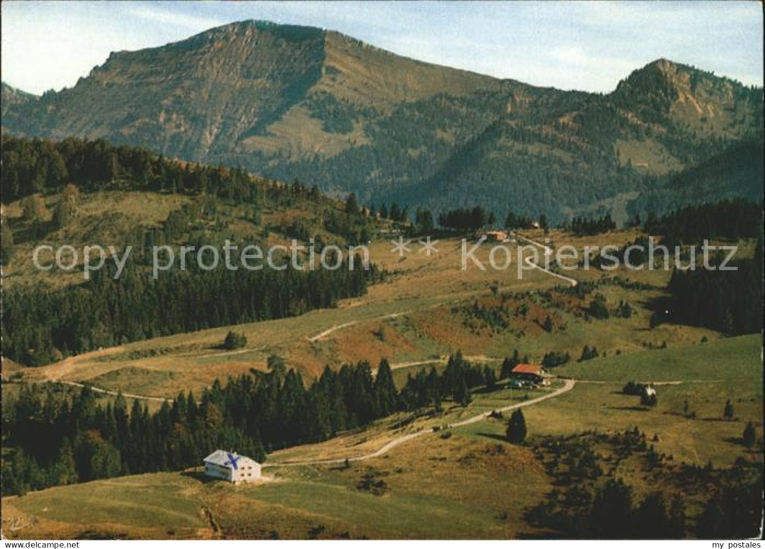 72296432 Steibis Schullandheim Alpe Hohenegg Allgaeuer Alpen Fliegeaufnahme Stei - Oberstaufen