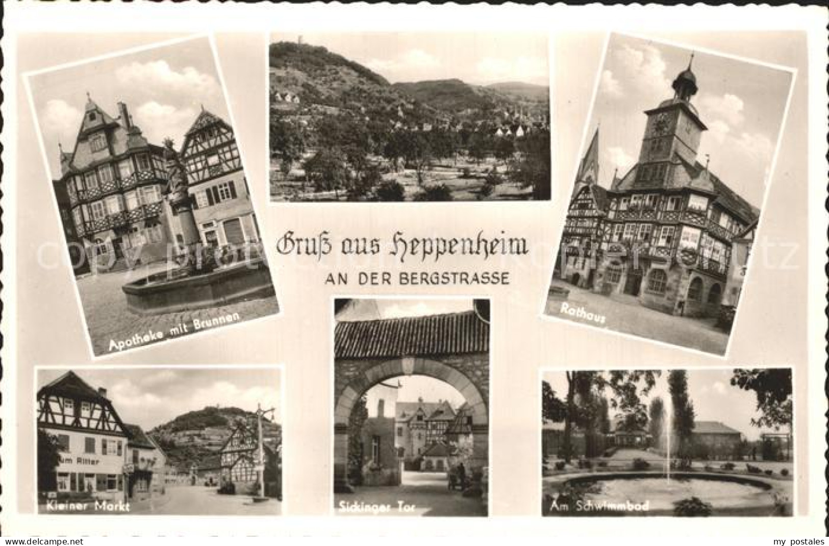 72295182 Heppenheim Bergstrasse Sickinger Tor Rathaus Heppenheim - Heppenheim