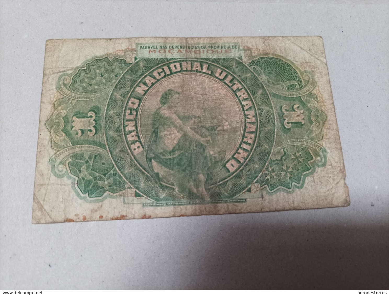 Billete Mozambique, 1 Escudo, Año 1941 - Mozambique